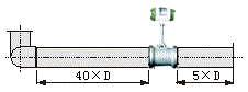 彎管時(shí)渦街流量計(jì)前后直管段要求
