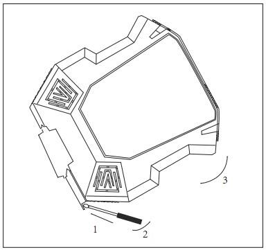信號隔離器拆卸圖