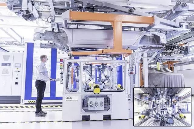 奧迪工廠自動(dòng)化技術(shù)之輕型機(jī)器人