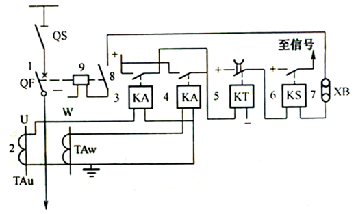 6-10kV線路過電流保護(hù)原理圖