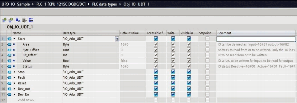 直接根據(jù)控制對(duì)象硬件IO的名稱(chēng)定義控制對(duì)象硬件IO表