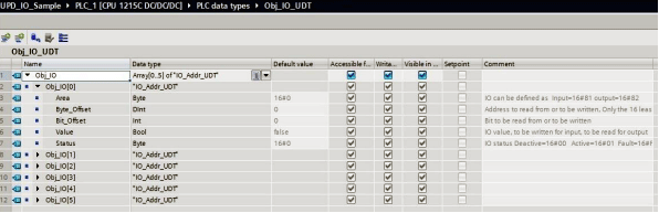 采用數(shù)組形式定義控制對(duì)象硬件IO表