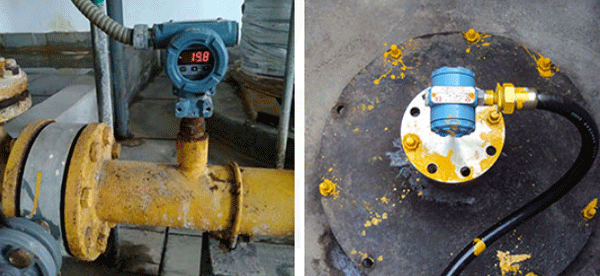 擴(kuò)散硅壓力變送器現(xiàn)場(chǎng)使用照片