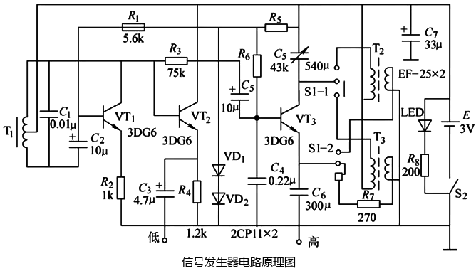 信號發(fā)生器電路原理圖