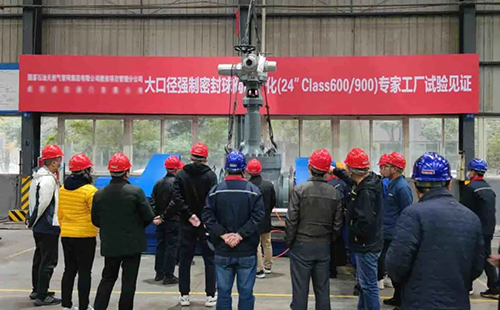 M8380d高轉速大力矩電動執行機構配套大口徑強制密封球閥項目順利通過國產化鑒定