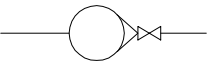 儀表圖例之轉(zhuǎn)子流量計(帶閥)