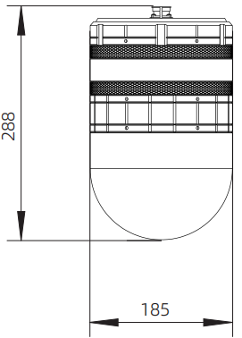 3D掃描雷達尺寸