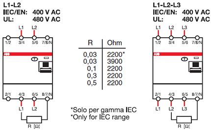 最右邊N極始終不接，那么就需要在N極與3/4-4/3 極之間增加一個電阻連接線，確保測試按鈕回路供電正常，電阻阻值依據漏電動作電流大小選擇